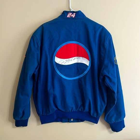 Vintage Pepsi Jeff Gordon SIGNED Chase Authentics Nascar Racing Jacket - Picture 2 of 12
